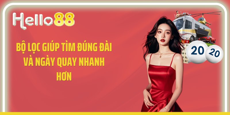 Bộ lọc giúp tìm đúng đài và ngày quay nhanh hơn