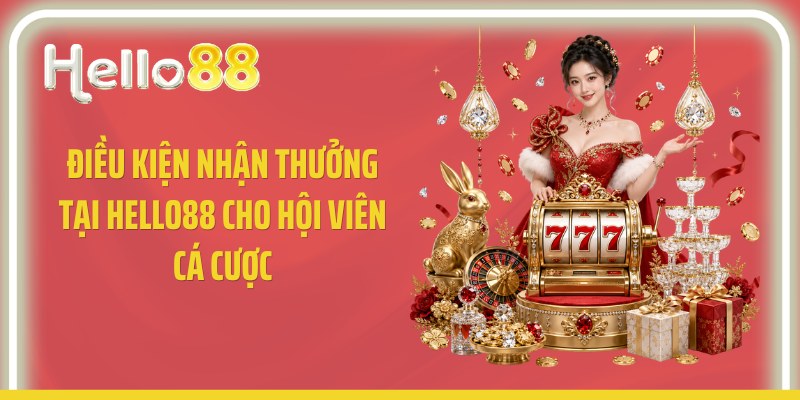 Điều kiện nhận thưởng tại Hello88 cho hội viên cá cược