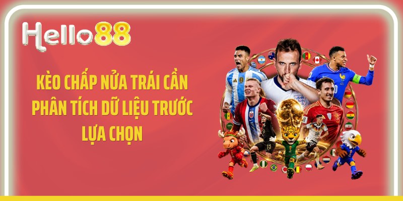 Kèo chấp nửa trái cần phân tích dữ liệu trước lựa chọn