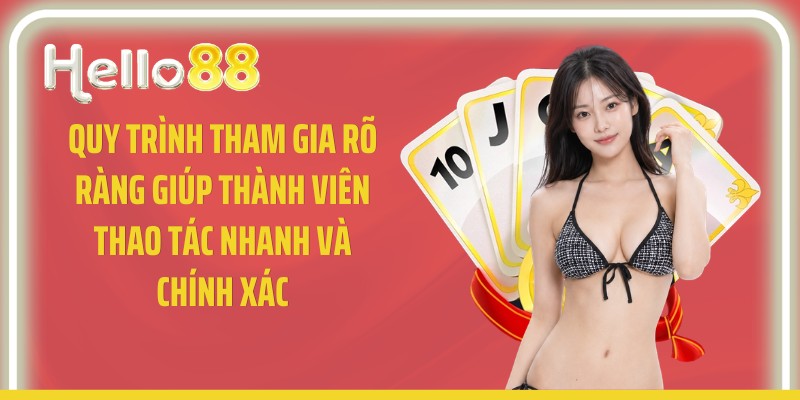 Quy trình tham gia rõ ràng giúp thành viên thao tác nhanh và chính xác